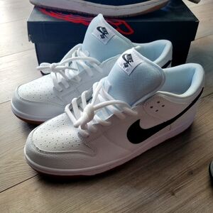 White gum nike dunks